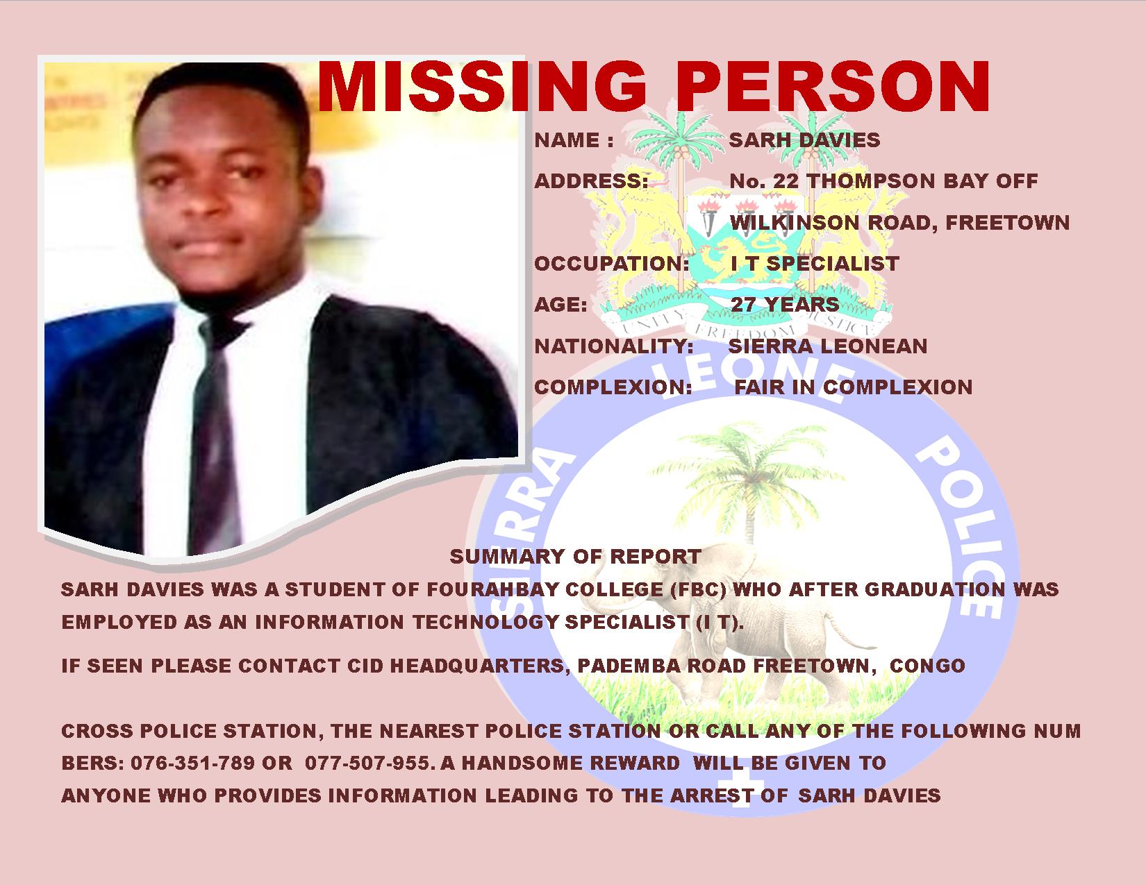 Missing Person